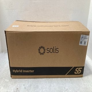Lot 211  
            Marchington SR12 - Parcel Delivery Only 

                
SOLIS S5 HYBRID INVERTER MODEL: S5-EH1P6K-L: LOCATION - AR6