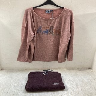 Lot 244  
            Marchington SR12 - Parcel Delivery Only 

                
WEIRD FISH DOG'S LIFE SWEATER IN ROSE - UK SIZE: 18 TO INCLUDE WEIRD FISH ALTWOOD...