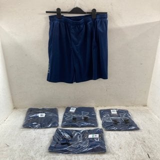 Lot 254  
            Marchington SR12 - Parcel Delivery Only 

                
5 X MENS UNDER ARMOUR UA TECH GRAPHIC SHORTS IN NAVY - UK SIZE: LARGE: LOCATION -...
