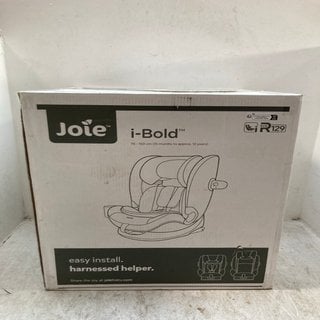 Lot 259  
            Marchington SR12 - Parcel Delivery Only 

                
JOIE I-BOLD ISOFIX CAR SEAT IN SHALE - ORIGINAL RRP: £180.00: LOCATION - AR8