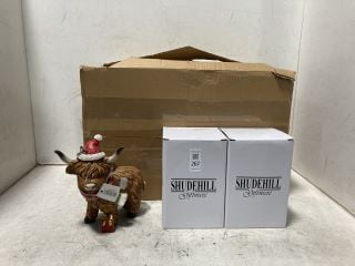 Lot 267  
            Marchington SR12 - Parcel Delivery Only 

                
QTY OF SHUDEHILL GIFTWARE HALLOWEEN COOS SITTING PUMPKIN ORNAMENT: LOCATION - AR9