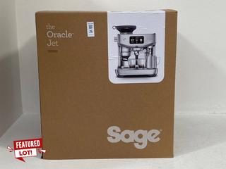 Lot 26  
            Marchington SR12 - Parcel Delivery Only 

                
SAGE THE ORACLE JET - PROFESSIONAL COFFEE MACHINE WITH MANUAL AND AUTOMATIC MILK ...