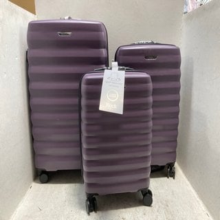 Lot 311  
            Marchington SR12 - Parcel Delivery Only 

                
ROCK LUGGAGE MEDIUM HARD SHELL SUITCASE IN PURPLE: LOCATION - AR11