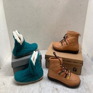 Lot 328  
            Marchington SR12 - Parcel Delivery Only 

                
2 X ASSORTED PAIRS OF SHOES TO INCLUDE VIONIC BLACK SANDALS - UK SIZE: 6.5: LOCAT...