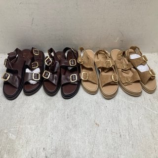 Lot 395  
            Marchington SR12 - Parcel Delivery Only 

                
QTY OF ASSORTED SHOES TO INCLUDE DUNE SANDALS IN NATURAL - SIZE UNKNOWN: LOCATION...