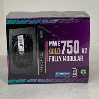 Lot 39  
            Marchington SR12 - Parcel Delivery Only 

                
COOLER MASTER MEW GOLD 750 V2 FULLY MODULAR - ORIGINAL RRP £156.94 (SEALED): LOCA...