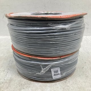 Lot 401  
            Marchington SR12 - Parcel Delivery Only 

                
2 X SECURI-FLEX CABLE DRUMS: LOCATION - BR15