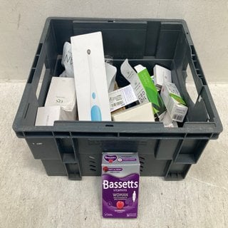 Lot 404  
            Marchington SR12 - Parcel Delivery Only 

                
QTY OF ASSORTED HEALTH ITEMS TO INCLUDE SKIN INTEGRATE 28 BIOME POWDER 150G - BB:...