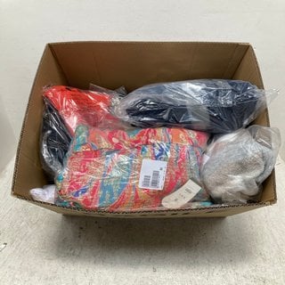 Lot 485  
            Marchington SR12 - Parcel Delivery Only 

                
QTY OF ASSORTED CLOTHING ITEMS TO INCLUDE WOMENS MONSOON ARIEL MAXI DRESS IN MULT...