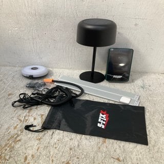 Lot 534  
            Marchington SR12 - Parcel Delivery Only 

                
QTY OF ASSORTED ITEMS TO INCLUDE S-FIXX 2 IN 1 COMPRESSOR & AIR PUMP: LOCATION - BR8