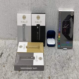 Lot 545  
            Marchington SR12 - Parcel Delivery Only 

                
6 X ASSORTED TECH ITEMS TO INCLUDE REFLEX ACTIVE CALLING COLLECTION SMART WATCH I...