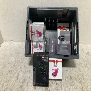 Lot 548  
            Marchington SR12 - Parcel Delivery Only 

                
QTY OF ASSORTED TECH ITEMS TO INCLUDE REFLEX ACTIVE AMOLED CALLING SMART WATCH: L...