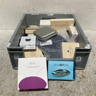 Lot 550  
            Marchington SR12 - Parcel Delivery Only 

                
QTY OF BEAUTY ITEMS TO INCLUDE TILI 5-IN-1 MULTI-FUNCTION HAIR REMOVAL KIT: LOCAT...