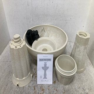 Lot 555  
            Marchington SR12 - Parcel Delivery Only 

                
BERNINI BARI MULTIFUNCTIONAL WATER FOUNTAIN IN IVORY ORIGINAL RRP £199: LOCATION ...