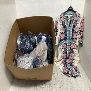 Lot 627  
            Marchington SR12 - Parcel Delivery Only 

                
QTY OF ASSORTED LADIES CLOTHES IN VARIOUS SIZES AND DESIGNS TO INCLUDE ONLY KIARA...