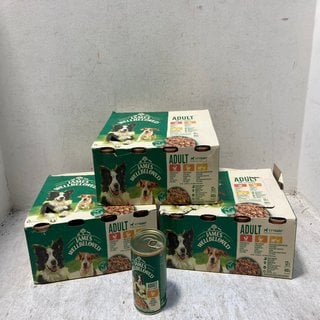 Lot 62  
            Marchington SR12 - Parcel Delivery Only 

                
3 X BOXES OF JAMES WELL-BELOVED ADULT 1-7 WET DOG FOOD MULTIPACKS - 400G - BB: 05...