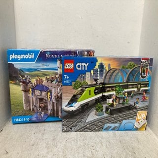 Lot 712  
            Marchington SR12 - Parcel Delivery Only 

                
LEGO CITY TRAIN SET 60337 TO INCLUDE PLAYMOBIL NOVELMORE CASTLE PLAYSET: LOCATION...