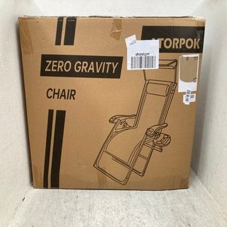 Lot 729  
            Marchington SR12 - Parcel Delivery Only 

                
ATORPOK ZERO GRAVITY CHAIR: LOCATION - C1