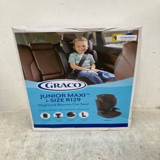 Lot 741  
            Marchington SR12 - Parcel Delivery Only 

                
GRACO JUNIOR MAXI I-SIZE R129 HIGHBACK BOOSTER CAR SEAT IN MIDNIGHT: LOCATION - C2