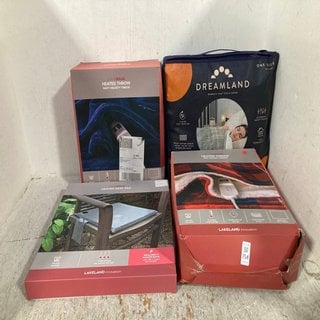 Lot 754  
            Marchington SR12 - Parcel Delivery Only 

                
4 X ASSORTED HOUSEHOLD ITEMS TO INCLUDE DREAMLAND NAPTIME WARMING SHERPA BLANKET ...