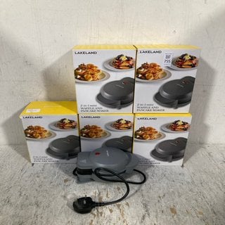 Lot 755  
            Marchington SR12 - Parcel Delivery Only 

                
6 X 2-IN-1 MINI WAFFLE AND PANCAKE MAKERS: LOCATION - C3