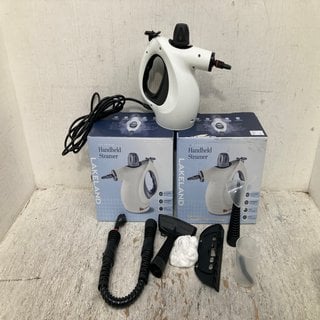 Lot 764  
            Marchington SR12 - Parcel Delivery Only 

                
3 X HANDHELD STEAMERS: LOCATION - C4