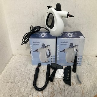 Lot 765  
            Marchington SR12 - Parcel Delivery Only 

                
3 X HANDHELD STEAMERS: LOCATION - C4