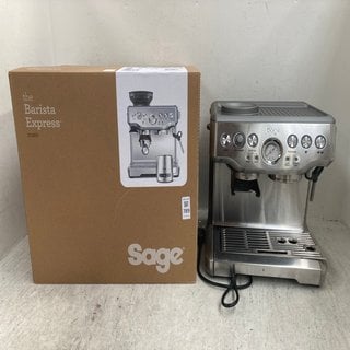 Lot 789  
            Marchington SR12 - Parcel Delivery Only 

                
SAGE BARISTA EXPRESS COFFEE MACHINE - MODEL:SES875 - ORIGINAL RRP: £499.95: LOCAT...