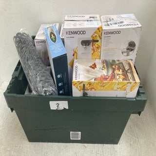 Lot 797  
            Marchington SR12 - Parcel Delivery Only 

                
QTY OF ASSORTED HOUSEHOLD ITEMS TO INCLUDE KENWOOD CAN OPENER: LOCATION - C5