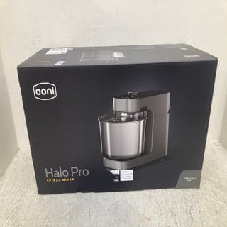 Lot 814  
            Marchington SR12 - Parcel Delivery Only 

                
OONI HALOP PRO SPIRAL MIXER IN CHARCOAL GREY - ORIGINAL RRP: £699.00: LOCATION - C6