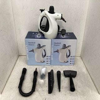 Lot 822  
            Marchington SR12 - Parcel Delivery Only 

                
2 X HANDHELD STEAMERS: LOCATION - C7