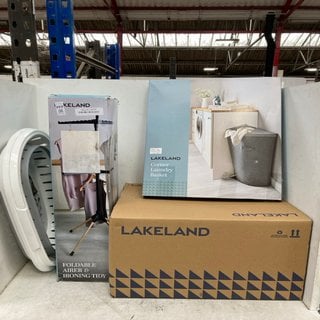 Lot 844  
            Marchington SR12 - Parcel Delivery Only 

                
QTY OF ASSORTED HOUSEHOLD ITEMS TO INCLUDE FOLDABLE AIRER AND IRONING TIDY: LOCAT...