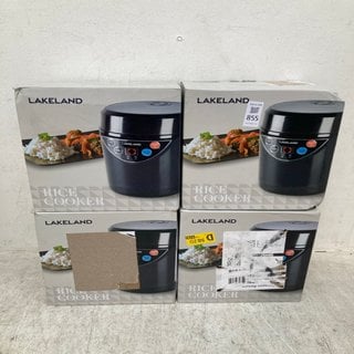 Lot 855  
            Marchington SR12 - Parcel Delivery Only 

                
4 X RICE COOKERS: LOCATION - C9