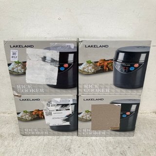 Lot 856  
            Marchington SR12 - Parcel Delivery Only 

                
4 X RICE COOKERS: LOCATION - C9