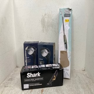 Lot 881  
            Marchington SR12 - Parcel Delivery Only 

                
QTY OF ASSORTED HOUSEHOLD ITEMS TO INCLUDE SHARK CORDLESS HANDVAC: LOCATION - C11