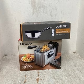 Lot 887  
            Marchington SR12 - Parcel Delivery Only 

                
DEEP FAT FRYER TO INCLUDE STAINLESS STEEL 28CM NON-STICK FRYING PAN: LOCATION - C11