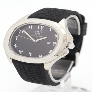 Lot 910  
            Marchington SR12 - Parcel Delivery Only 

                
LOIS LACOME MEN'S CHRONOGRAPH WATCH. FEATURING A BLACK DIAL, WHITE ARABIC MARKERS...