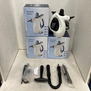 Lot 920  
            Marchington SR12 - Parcel Delivery Only 

                
3 X HANDHELD STEAMERS: LOCATION - C12