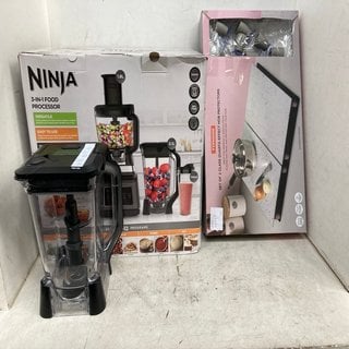 Lot 925  
            Marchington SR12 - Parcel Delivery Only 

                
NINJA 3-IN-1 FOOD PROCESSOR TO INCLUDE TYPHOON QUARTZ EFFECT HOB PROTECTORS: LOCA...