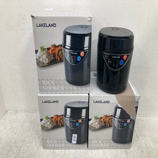 Lot 961  
            Marchington SR12 - Parcel Delivery Only 

                
4 X RICE COOKER IN BLACK: LOCATION - C14