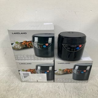 Lot 963  
            Marchington SR12 - Parcel Delivery Only 

                
4 X RICE COOKER IN BLACK: LOCATION - C14