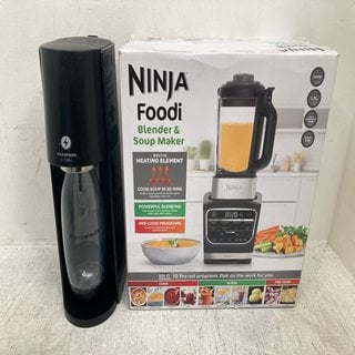Lot 965  
            Marchington SR12 - Parcel Delivery Only 

                
NINJA FOODI BLENDER & SOUP MAKER TO INCLUDE SODASTREAM E-TERRA: LOCATION - C14