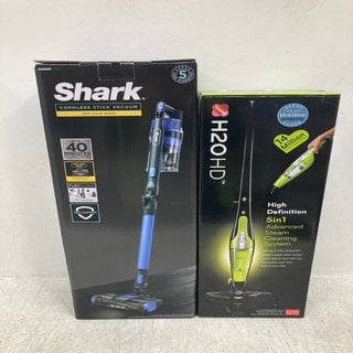 Lot 971  
            Marchington SR12 - Parcel Delivery Only 

                
SHARK CORDLESS STICK VACUUM WITH ANTI-HAIR WRAP TO INCLUDE H20 HD HIGH DEFINITION...
