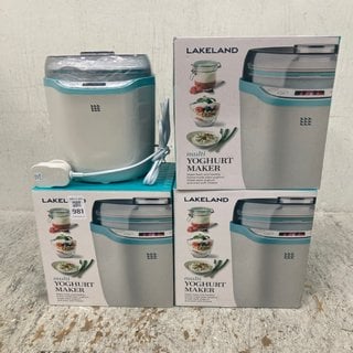 Lot 981  
            Marchington SR12 - Parcel Delivery Only 

                
3 X MULTI YOGHURT MAKERS: LOCATION - C15