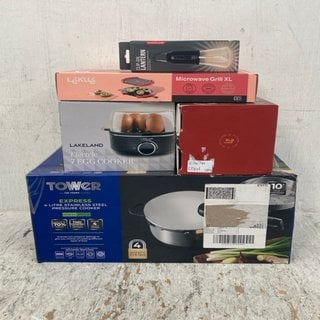 Lot 985  
            Marchington SR12 - Parcel Delivery Only 

                
QTY OF ASSORTED HOUSEHOLD ITEMS TO INCLUDE ELECTRIC 7 EGG COOKER: LOCATION - C15