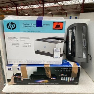 Lot 999  
            Marchington SR12 - Parcel Delivery Only 

                
3 X ASSORTED PRINTERS TO INCLUDE EPSON ECOTANK ET-8550 PRINTER: LOCATION - D15
