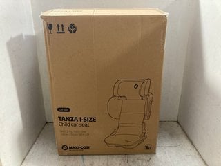 Lot 1019  
            Marchington SR17 - Parcel Delivery Only 

                
MAXI-COSI TANZA I-SIZE CHILD CAR SEAT IN FULL BLACK: LOCATION - AR1