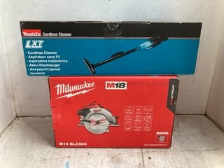 Lot 1093  
            Marchington SR17 - Parcel Delivery Only 

                
MILWAUKEE M18 BLCS66 CIRCULAR SAW TO INCLUDE MAKITA CORDLESS CLEANER (18+ ID REQU...