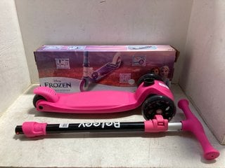 Lot 1175  
            Marchington SR17 - Parcel Delivery Only 

                
DISNEY FROZEN FOLDABLE SCOOTER TO INCLUDE BELEEVE TRIKE SCOOTER: LOCATION - AR11