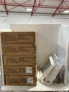 Lot 1203  
            Marchington SR17 - Parcel Delivery Only 

                
QTY OF 3-TIER TROLLEYS WITH BASKETS & HOOKS: LOCATION - AR12